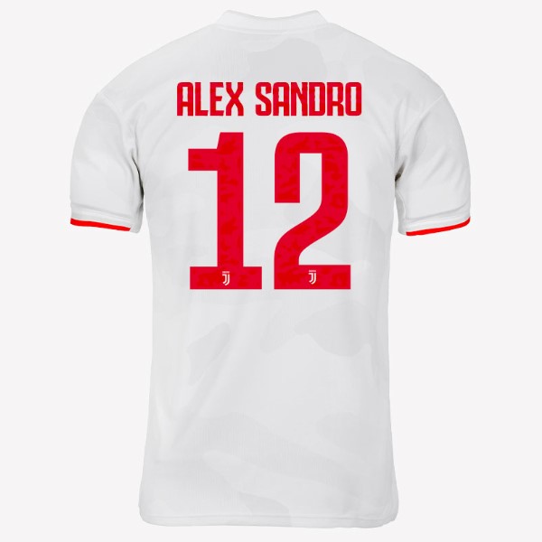 Camiseta Juventus NO.12 Alex Sangro 2ª 2019/20 Gris Blanco